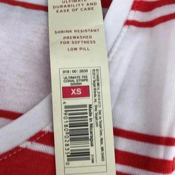 💥🆕 Merona Stripped Short Sleeve Top🆕 - Picture 4 of 6